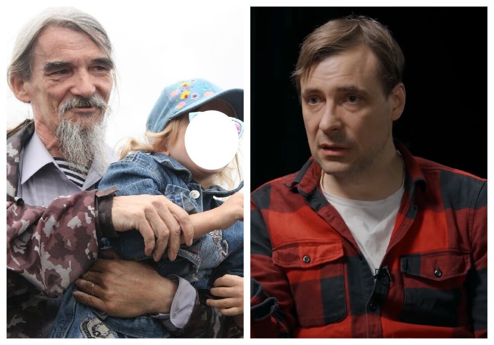 Юрий Дмитриев с потерпевшей и Евгений Цыганов / Мой коллаж