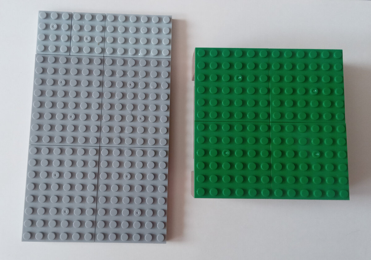 Серый бассейн, а зелёный зона отдыха.