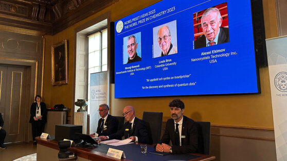    Нобелевскую премию по химии в 2023 году присудили создателям квантовых точек Богдан Герцен