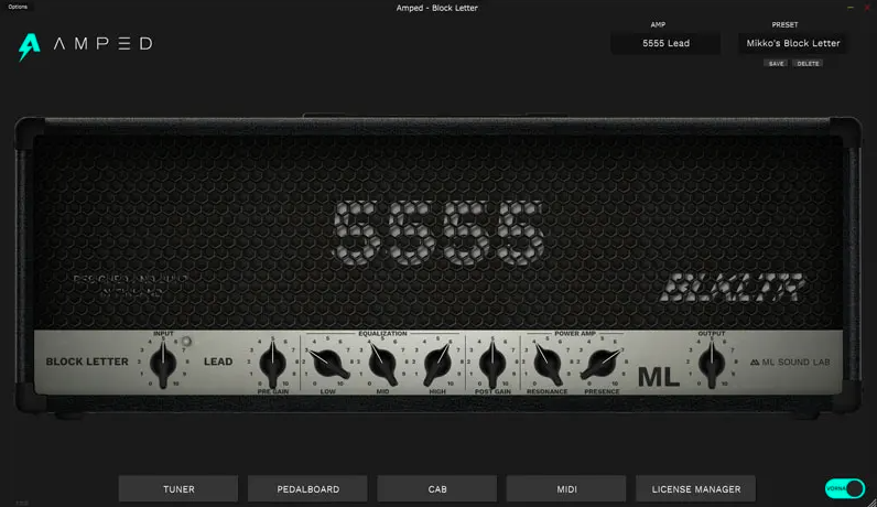 ML Sound lab Amped