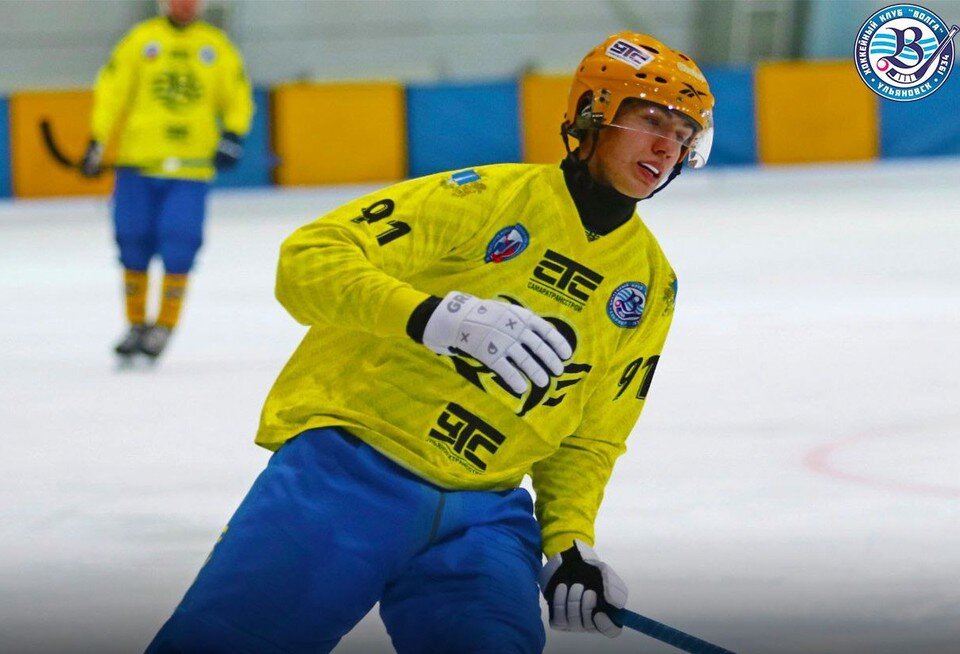    Игрок ульяновской хоккейной «Волги» выступит за сборную России | ФОТО: телеграм-канал ХК «Волга» | Ульяновск