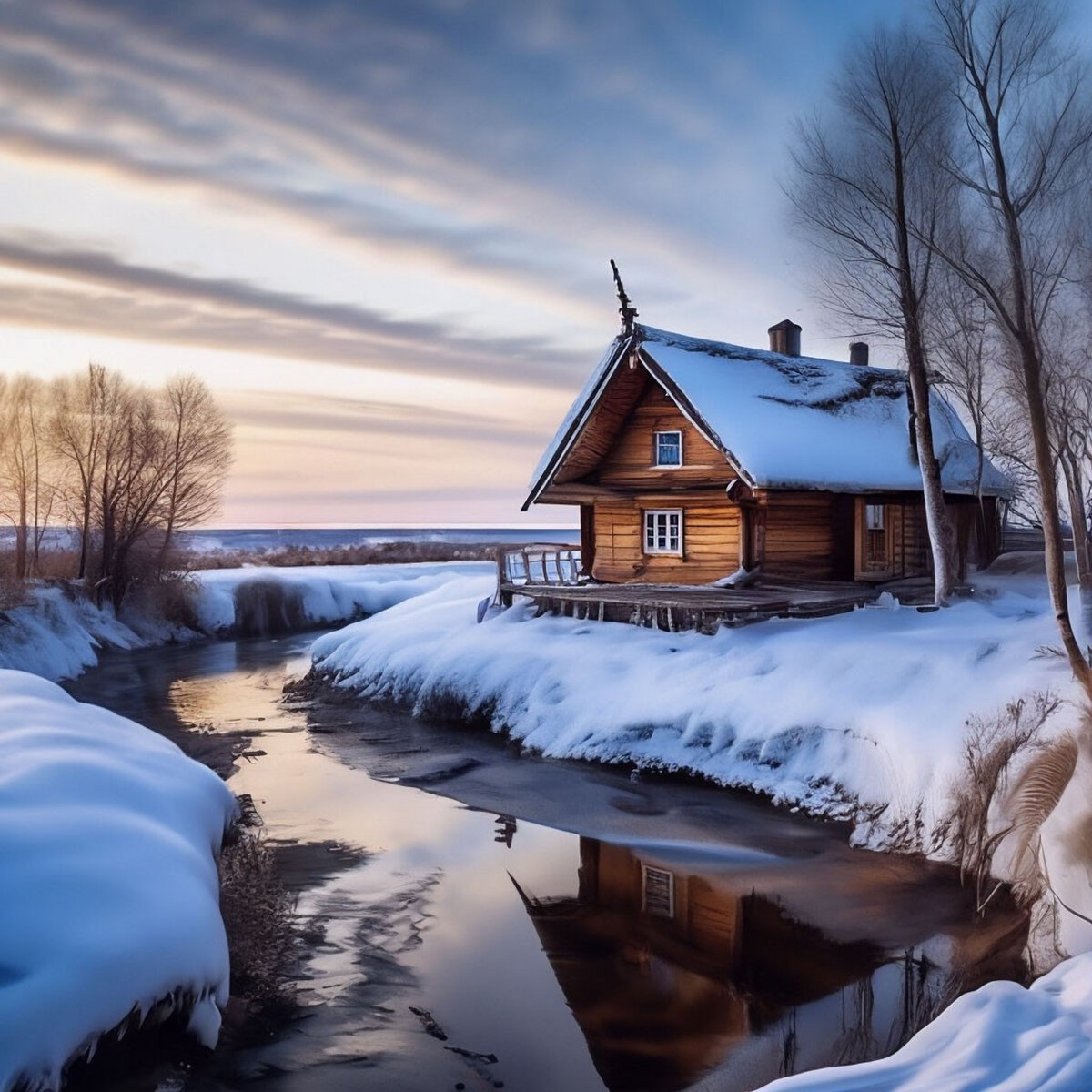 Картинка сгенерирована в приложении Шедеврум:)
