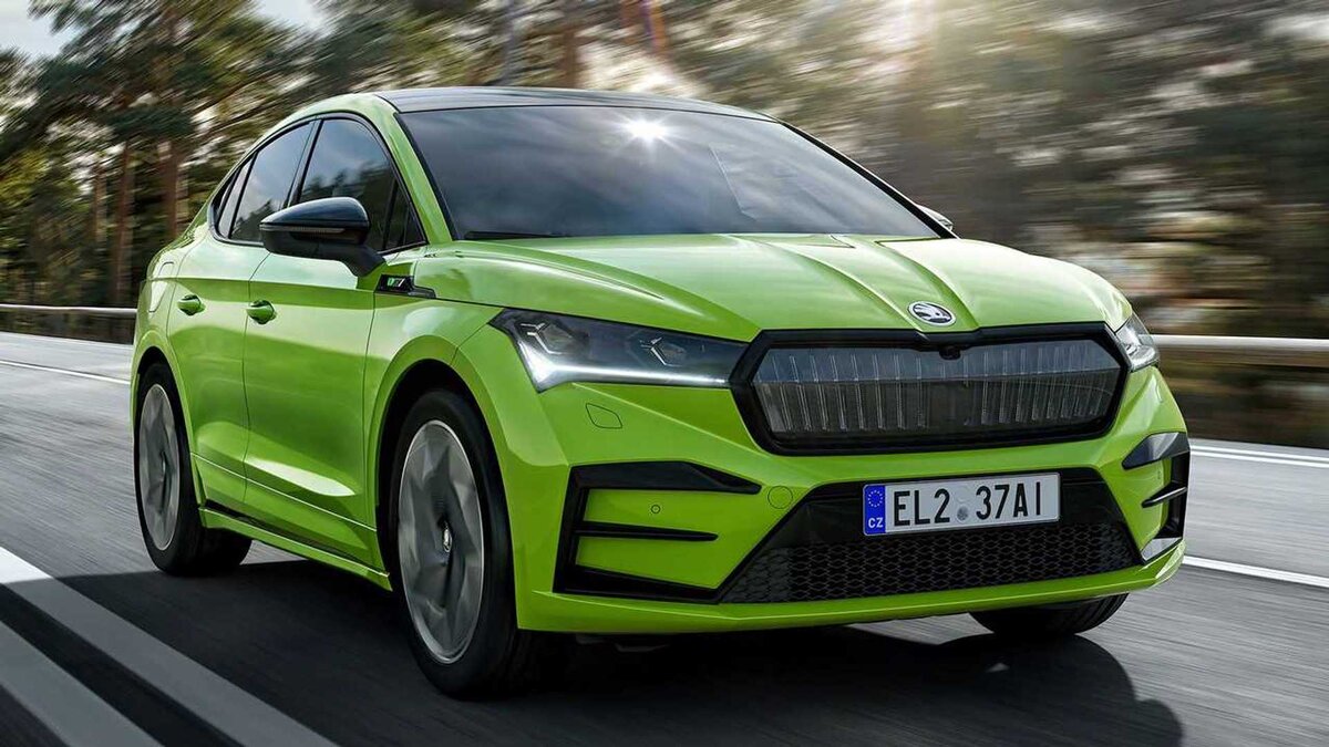 Skoda Enyaq Coupe RS iV 2022. Фото Skoda. К сожалению, изображений новинки пока нет :( 