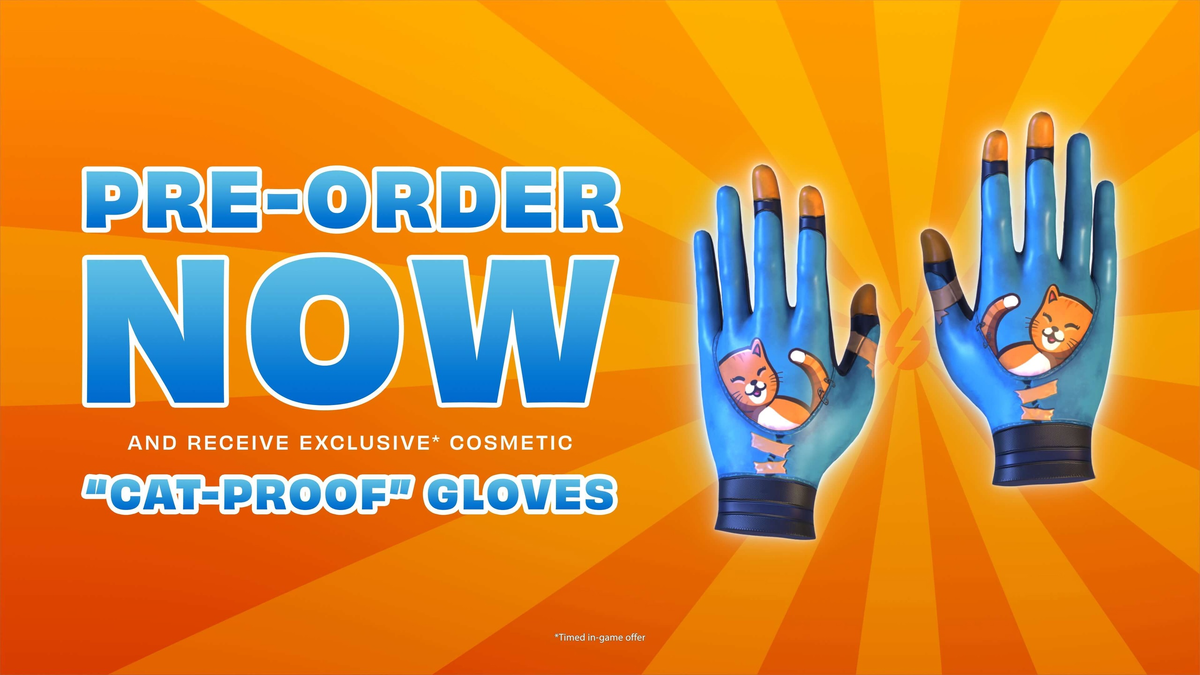 Эксклюзивные перчатки в дизайне кота за предзаказ