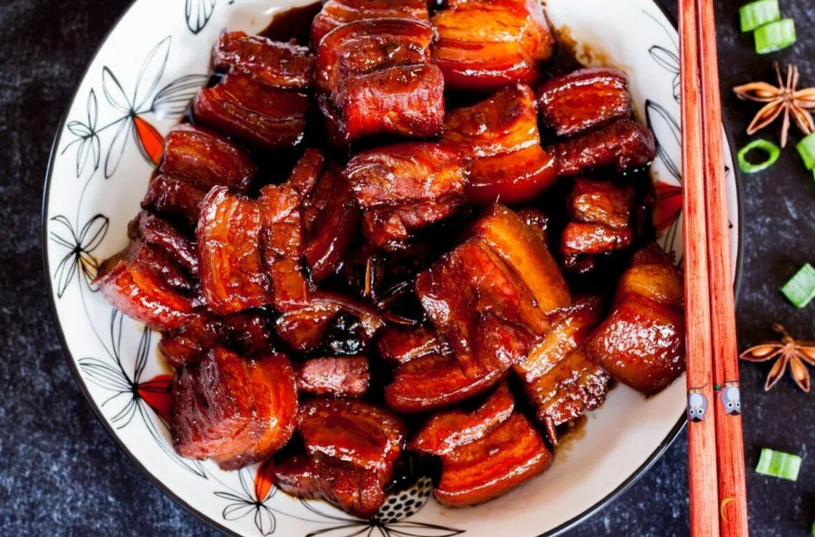 Свинина мао. Хун Шао Жоу. Порк Белли. Braised Pork belly. Свинина Хуншао Жоу.