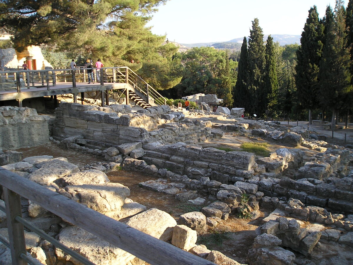 Остатки Кносского дворца. Остров Крит.2005 г.