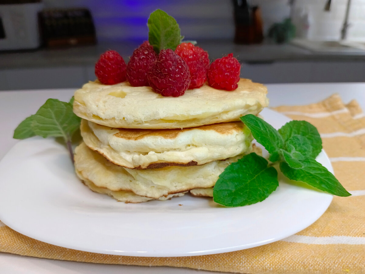 ПАНКЕЙКИ на МОЛОКЕ ПЫШНЫЕ, воздушные. Рецепт Вкусных Американских  Панкейков. | КУХНЯ С ВИКТОРИЕЙ МИРОШНИЧЕНКО | Дзен