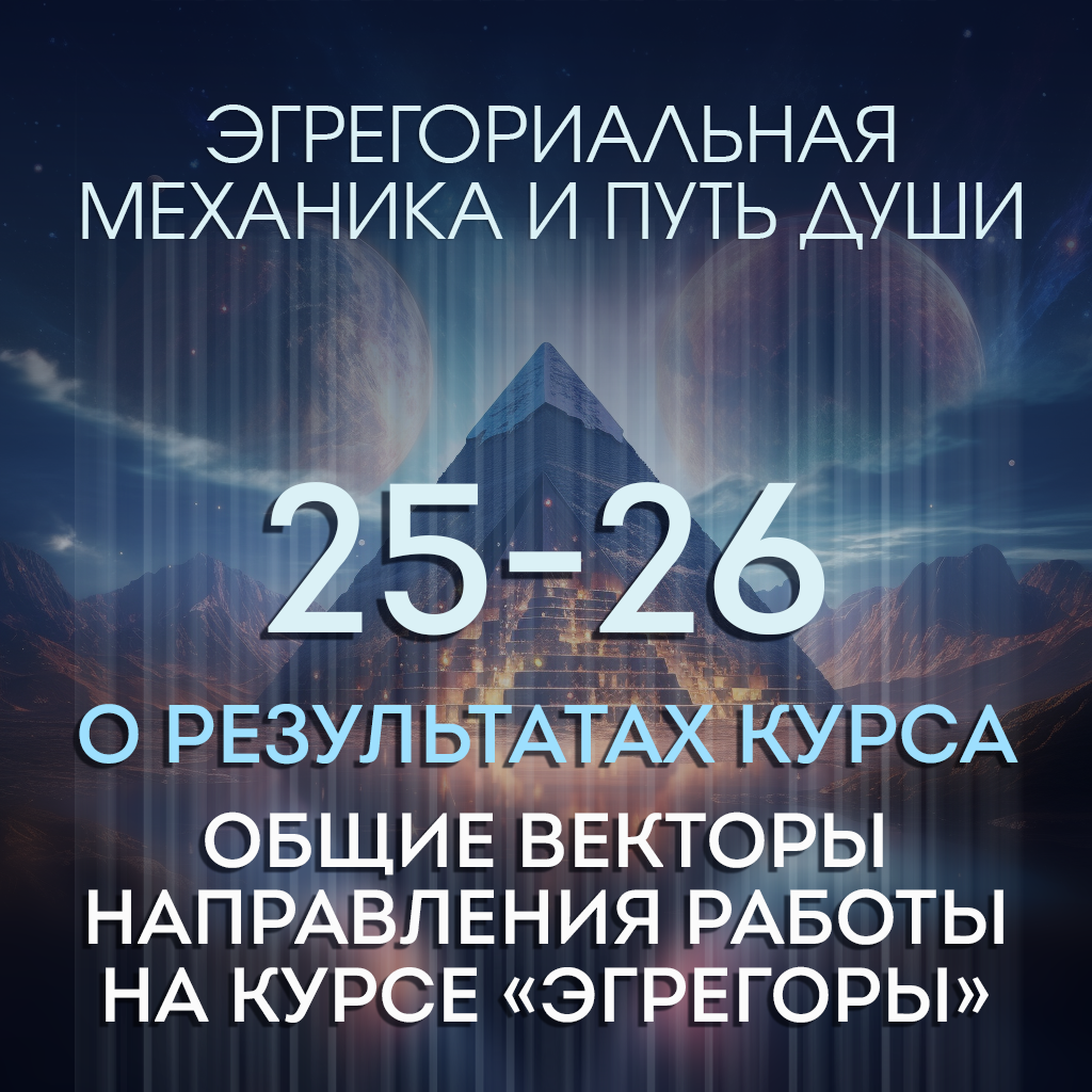 Статьи 25-26. О результатах курса