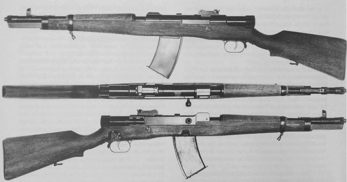 Автоматический карабин М35/II. Из оружия было произведено в совокупности 10.000 выстрелов.