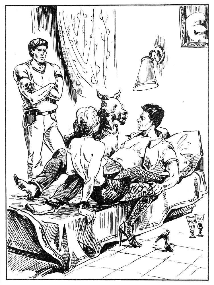 Марианна Алферова. Иллюстрация к повести Леонида Резника "Дом в центре". Изображение взято из открытых источников