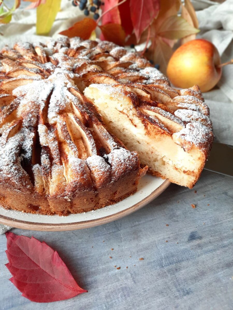 Яблочный пирог с корицей | Лакомый кусочек | Дзен