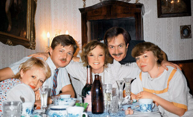 Дочь с мужем и Людмила Гурченко с Константином Купервейсом