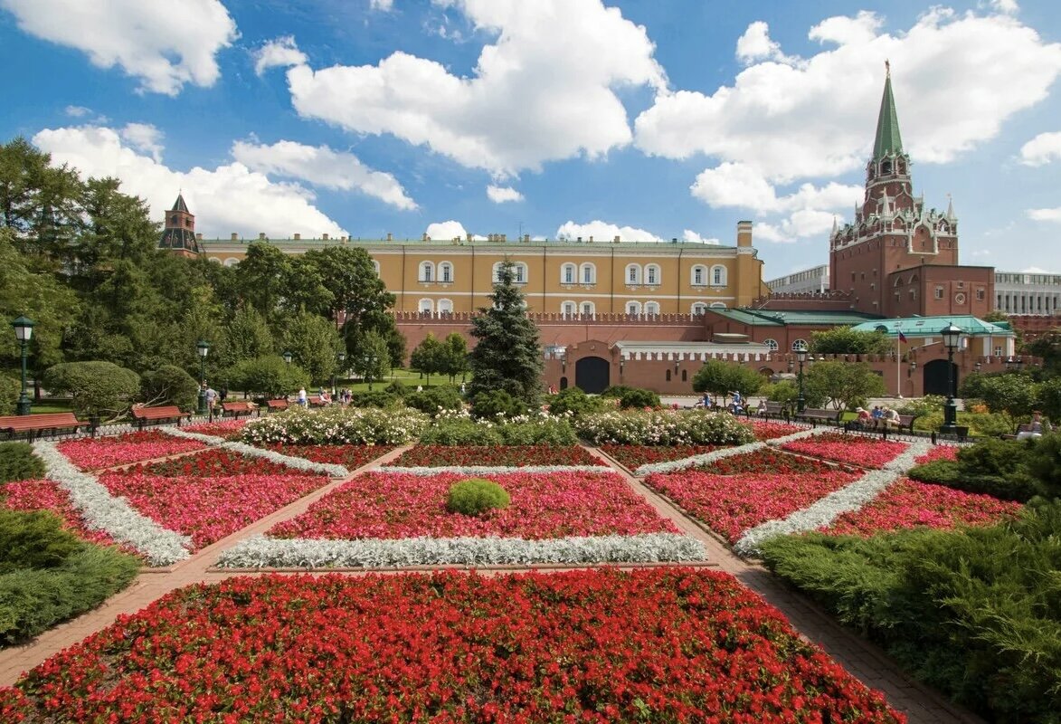 Сад московского Кремля.