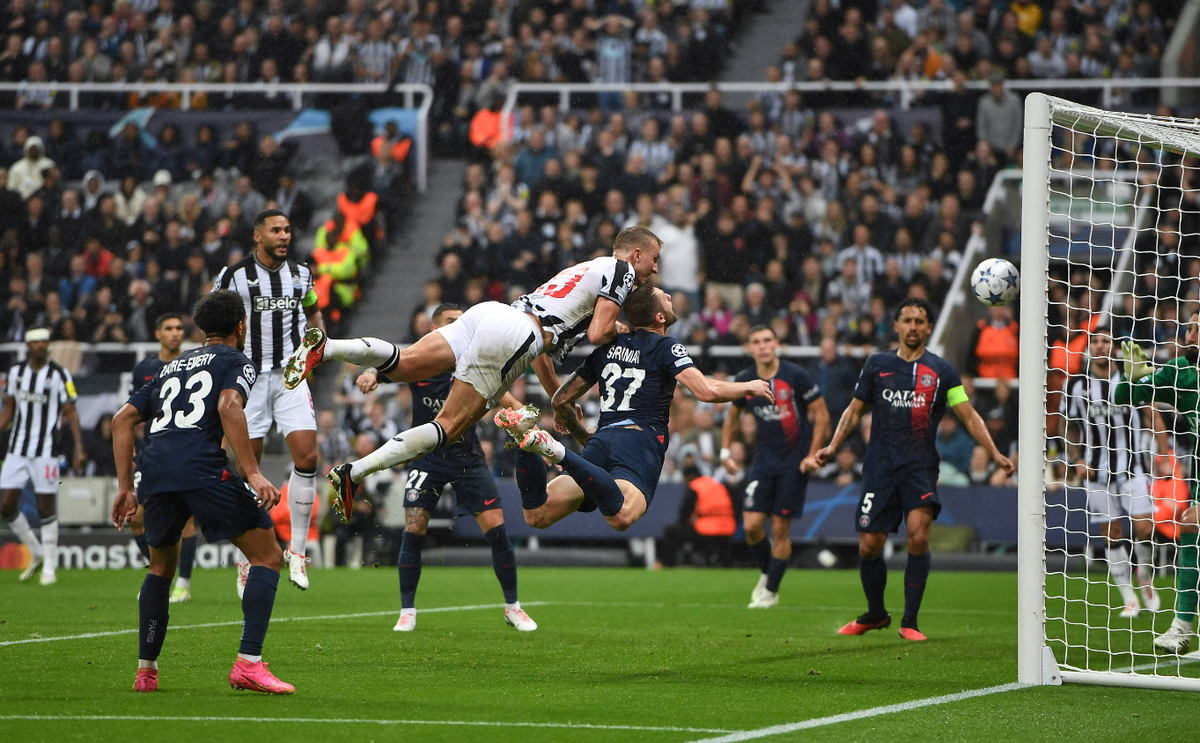 "Ньюкасл" уничтожил "ПСЖ" в Лиге чемпионов. Фото: globallookpress