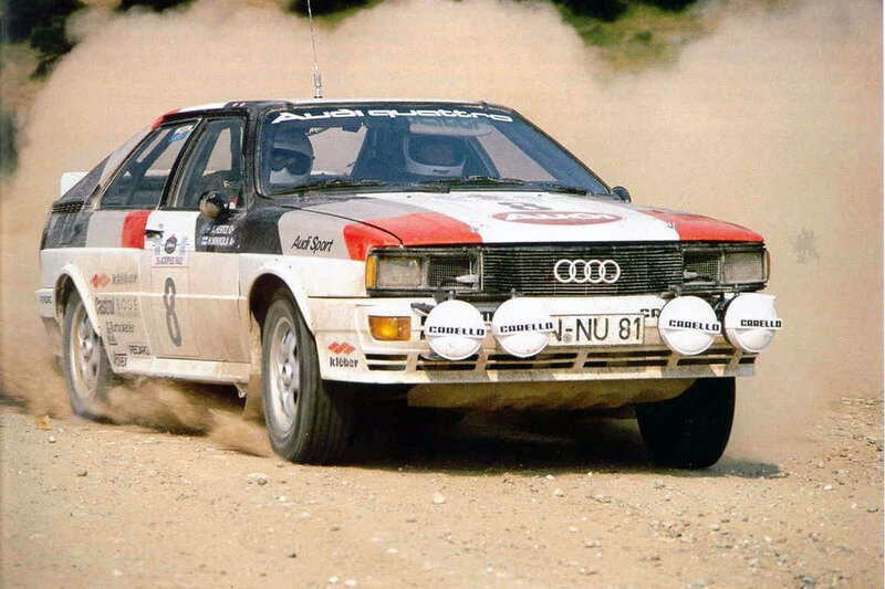 Ханну Миккола и Арне Херц, Audi Quattro, Ралли Акрополис 1981 года