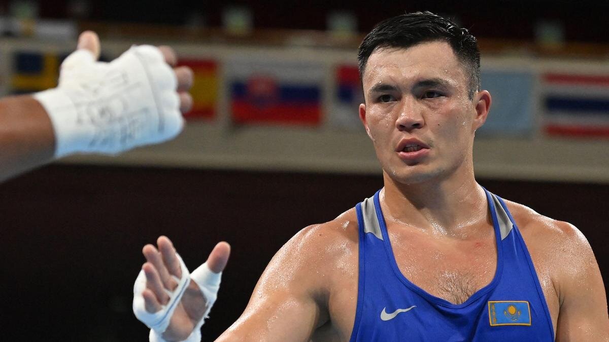    Боксер Камшыбек Кункабаев:Luis Robayo/Getty Images