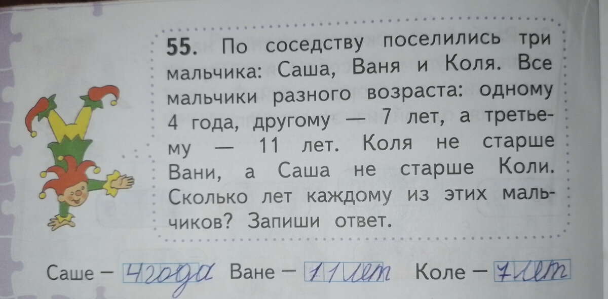 Коля и Ваня. Три брата Ваня Саша и Коля учатся в разных классах одной школы. Ваня и Коля дети Булгаков. Ваня и коля переписываются при помощи