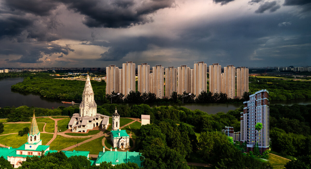 Застраиваются все свободные пространства. Особенно зелёные зоны.