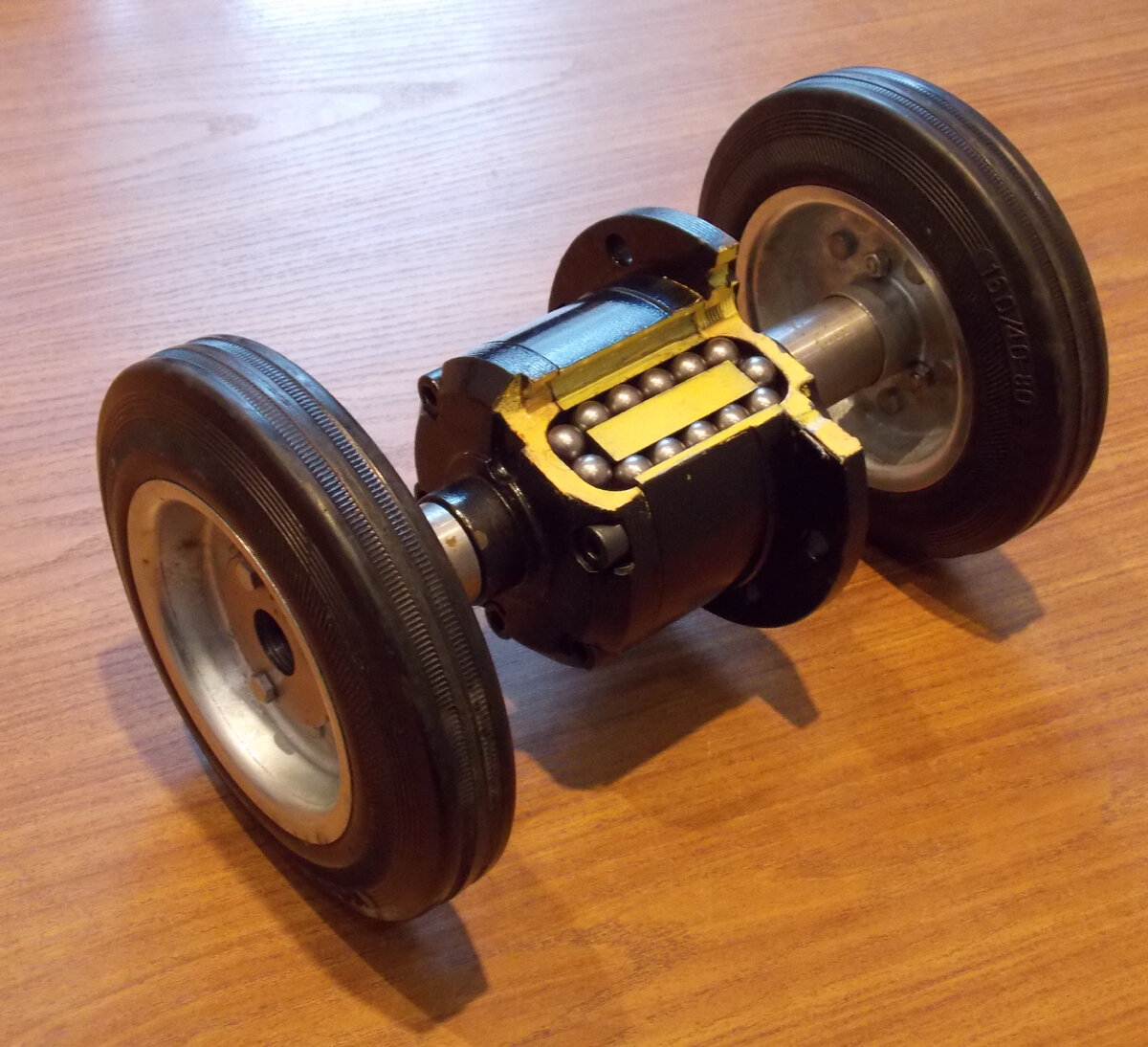 Макет ДАК в разрезе