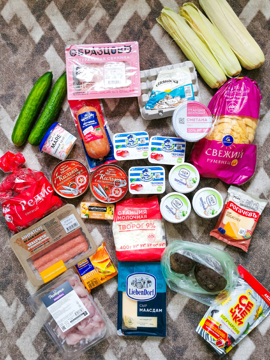 Заказ продуктов 