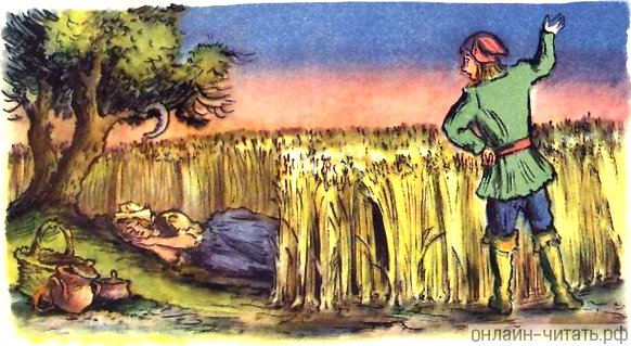 Иллюстрация к сказке "Умная Эльза"