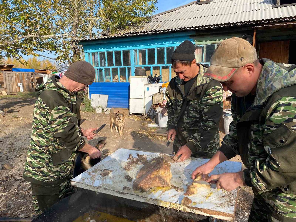 Готовится еда для хвостиков