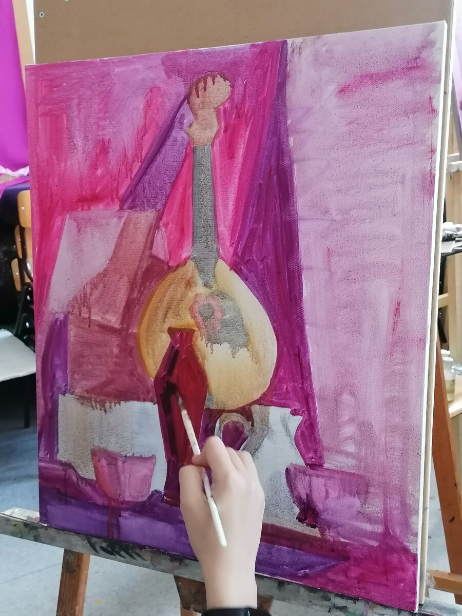 Подмалевок для работы в технике послойного письма