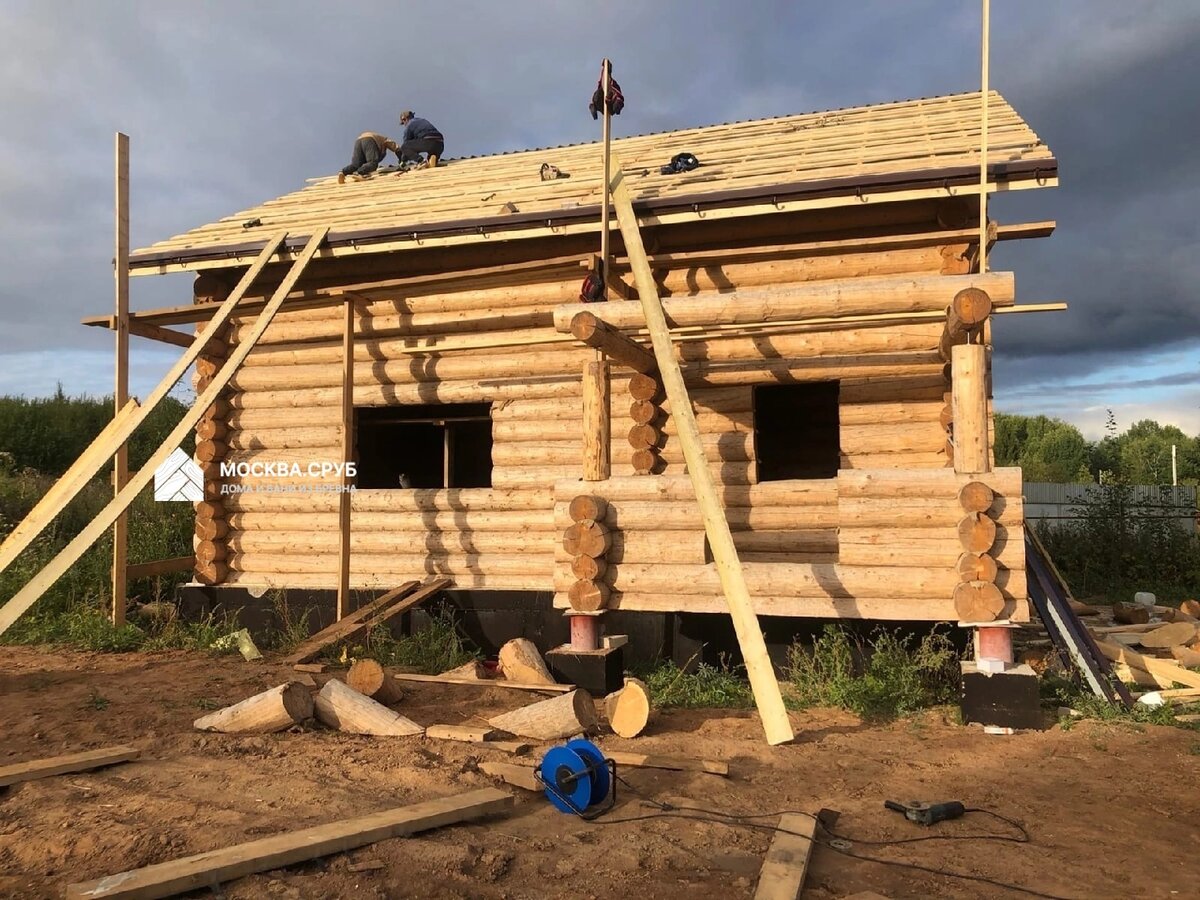 Сруб для загородного дома из Наро-Фоминска. МОСКВА.СРУБ
