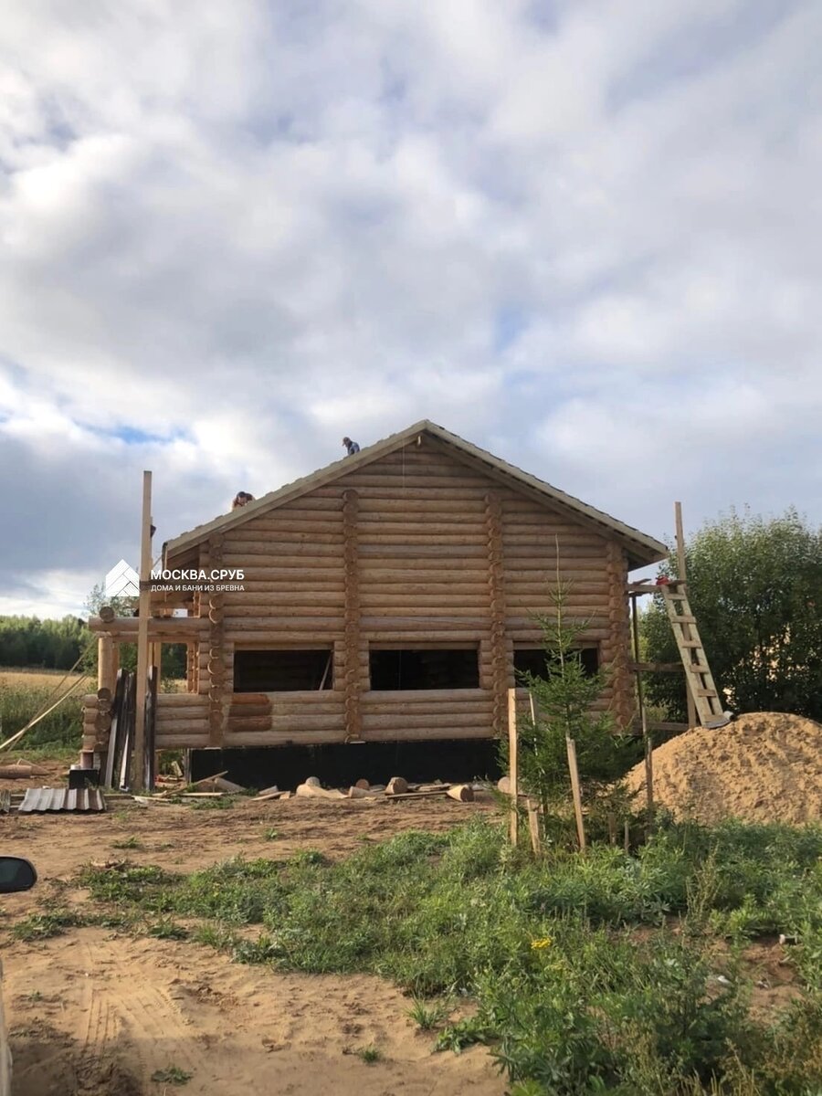Сруб для загородного дома из Наро-Фоминска. МОСКВА.СРУБ