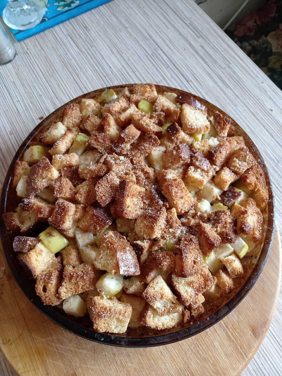 Вот такая бабка, шарлотка или пудинг