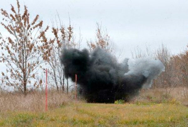 Подрыв на мине (фото из открытых источников)