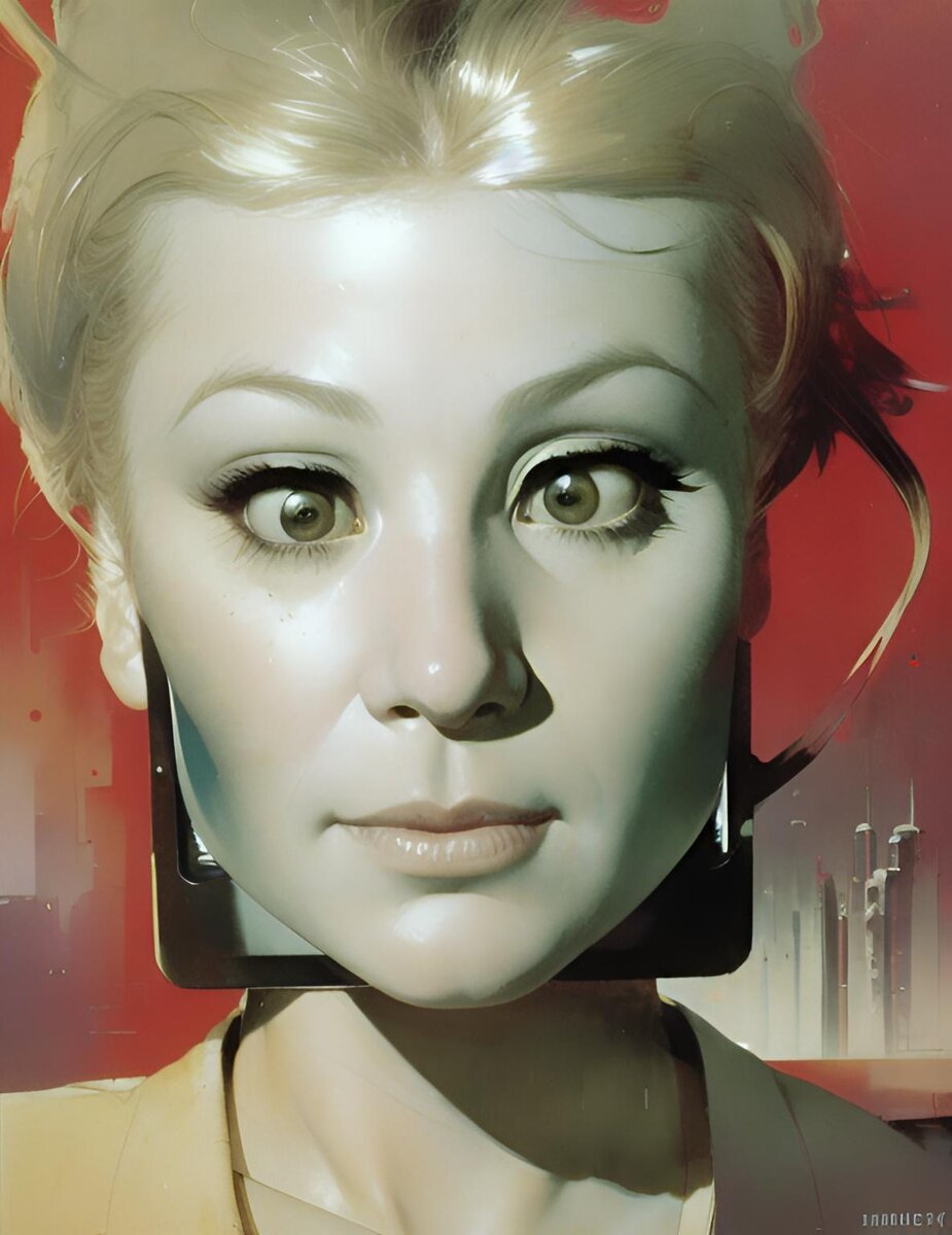 Идентификатор вышел из строя, фейс контроль не пройден Фото сгенерировано нейросетью по запросу автора.