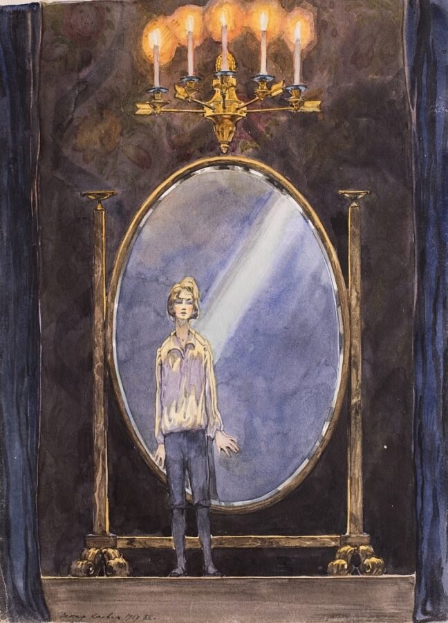 О.Ю. Клевер. Из цикла «Письма к принцессе», 1917 © МИСП