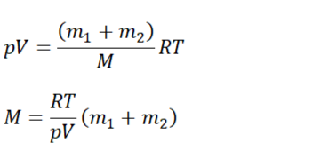 Уравнение Менделеева — Клапейрона для смеси газов