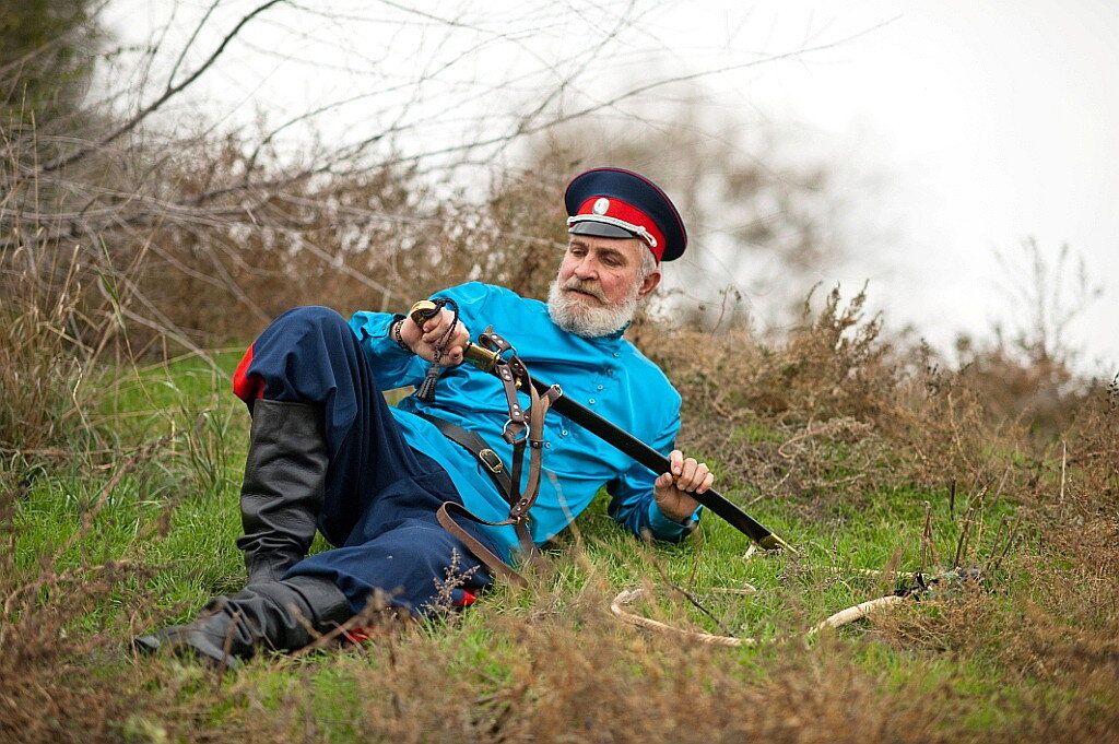 Атаман на привале. Все фото: из личного архива Владимира Бардакова
