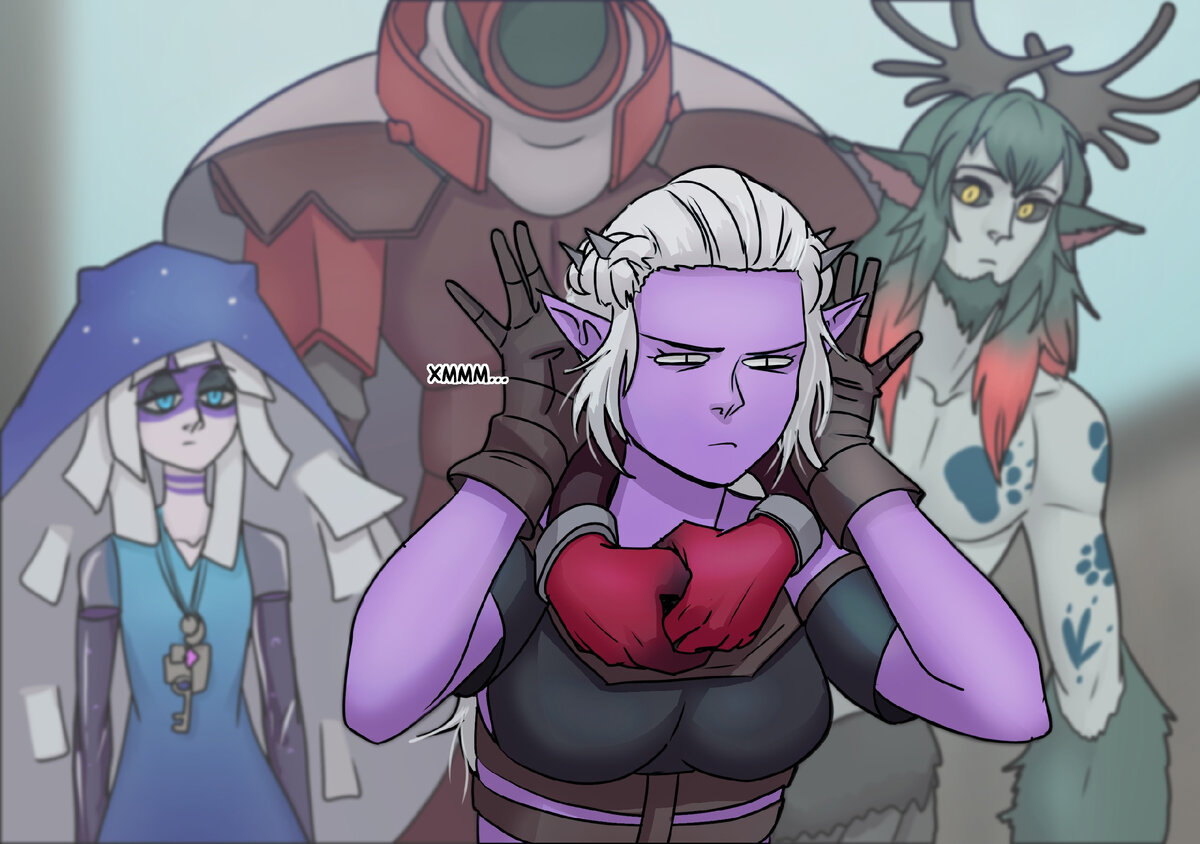 Художница: Elven Bacon.