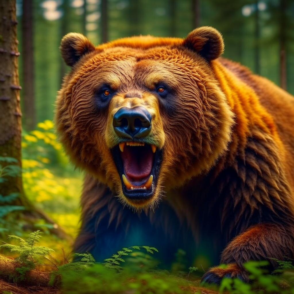 Разъяренный медведь