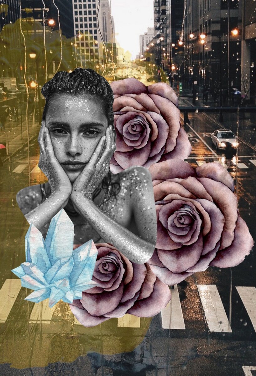 Коллаж "Черничной галактики"