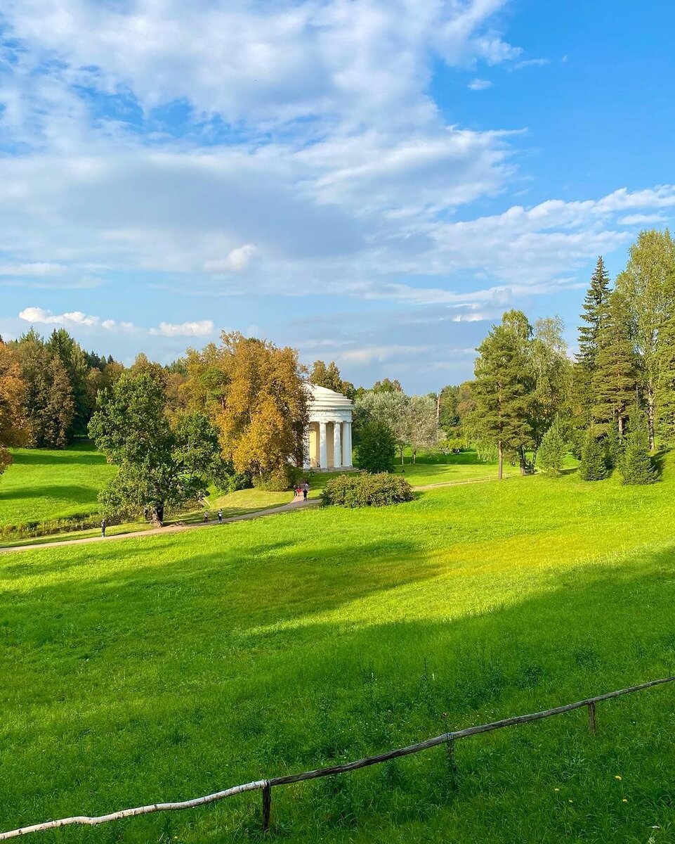 Павловский парк веломаршрут