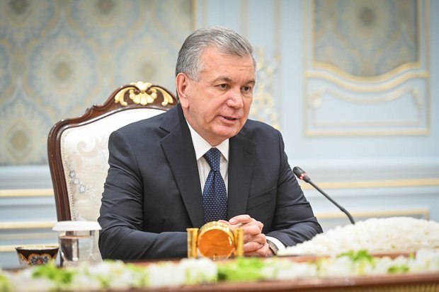 Шавкат Мирзиёев на прошлогодней встрече с Рустамом Миннихановым предоставлено realnoevremya.ru пресс-службой раиса Татарстана 