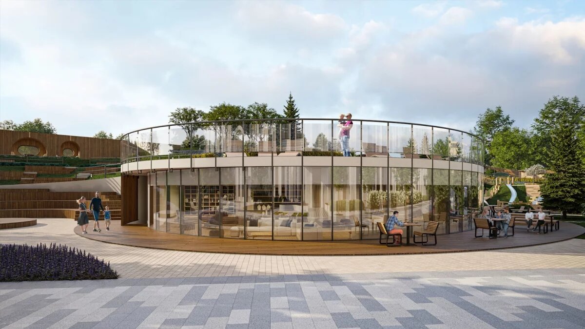 Внутренний двор ЖК Life Time 