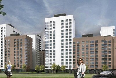    В районе Проспект Вернадского начали строить 3 жилых корпуса по реновации © Департамент строительства Москвы