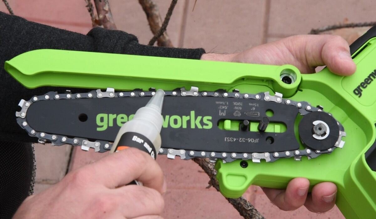 Цепная пила greenworks gd24csmnx