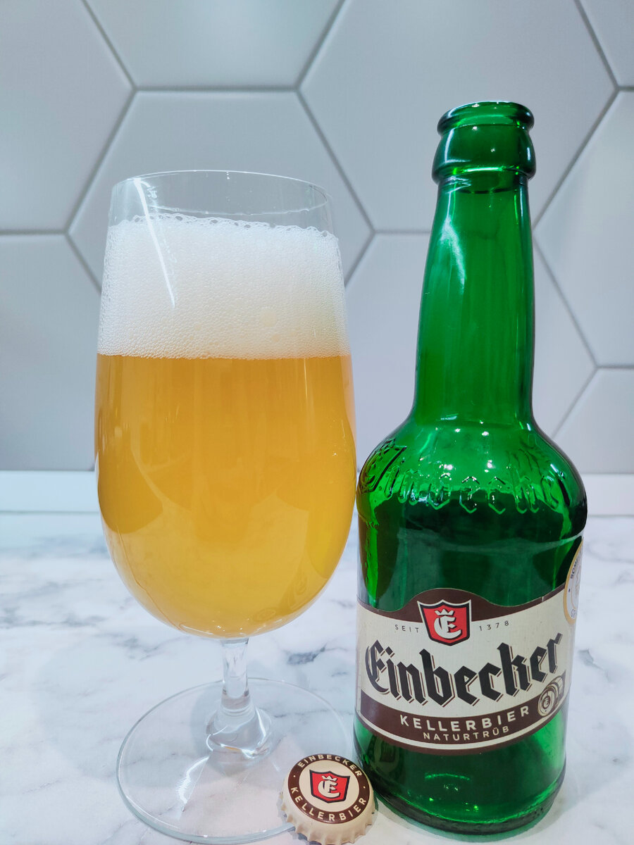 Пиво "Einbecker Kellerbier" (Айнбекер Келлербир) из Германии