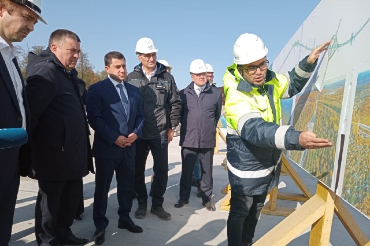    Никита Стасишин побывал на строительстве Восточного выезда в Уфе