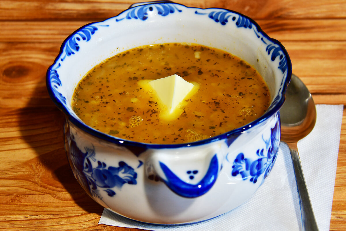 Турецкий суп-пюре из красной чечевицы, пошаговый рецепт с фото от автора fotopitoshka на ккал