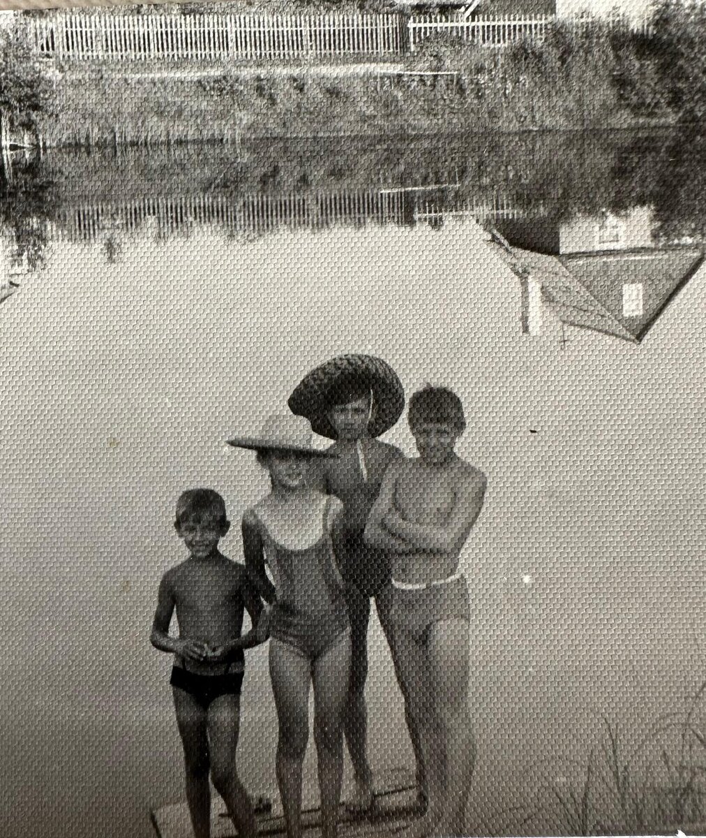 Монзино, наша компания, примерно 1972 год