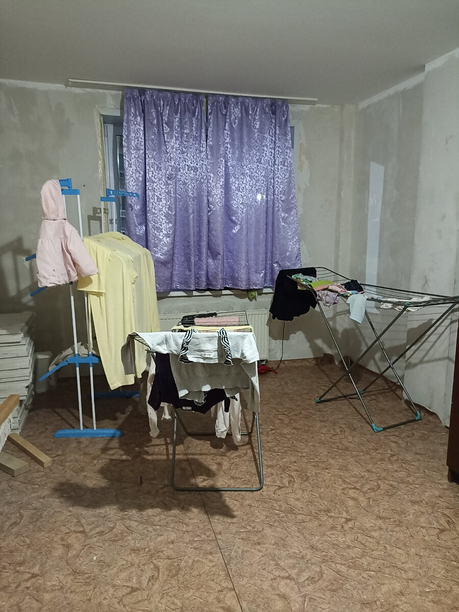 Комната ждёт ремонта