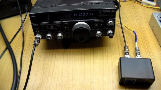 Yaesu FT-850, измерение мощности передатчика.