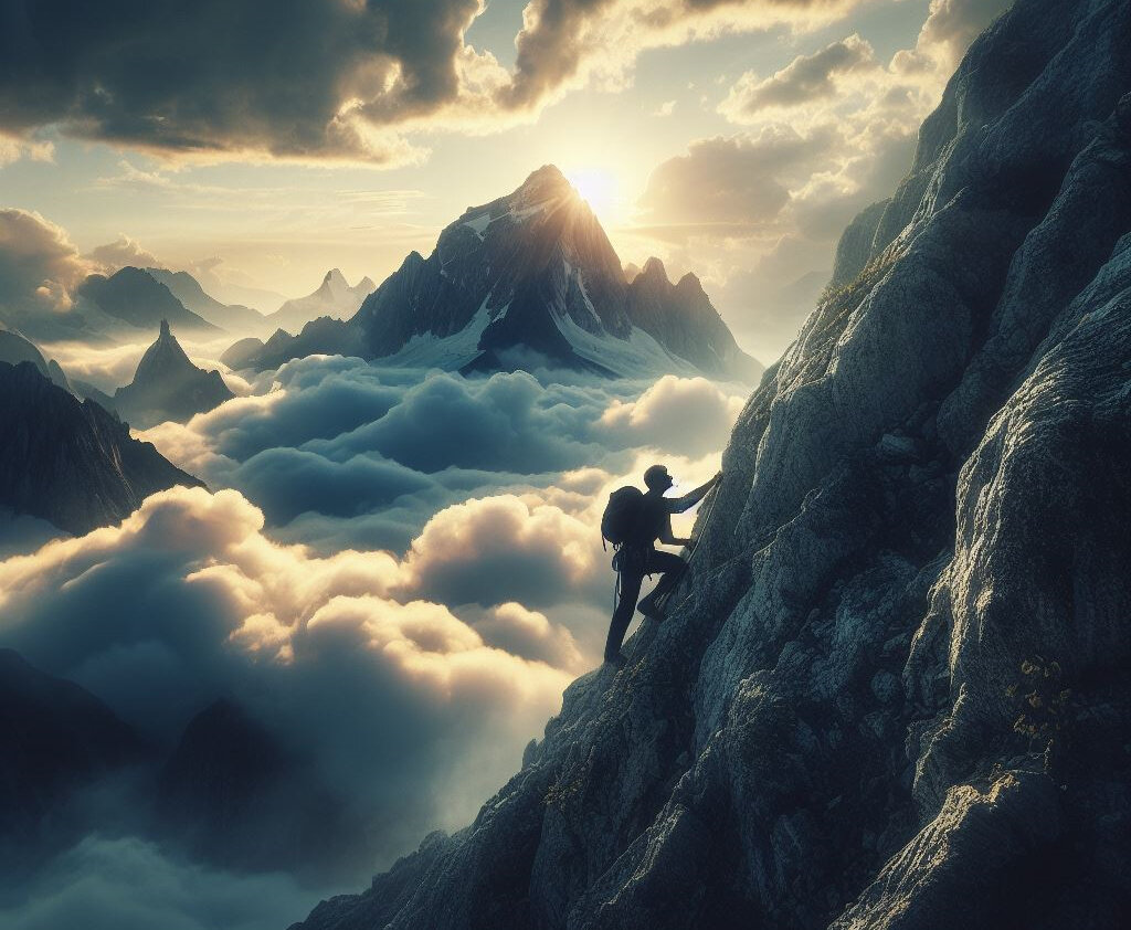 Жизнь - это восхождение на "гору успеха"